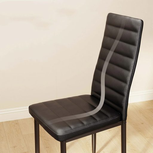 Jídelní souprava pro 2 osoby se skleněným stolem