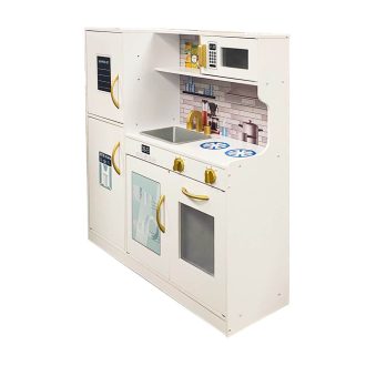 Dřevěná dětská kuchyňka s příslušenstvím