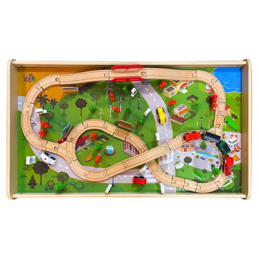 Dřevěná hrací terénní tabule