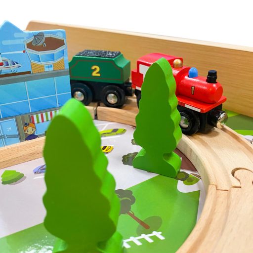 Dřevěná hrací terénní tabule