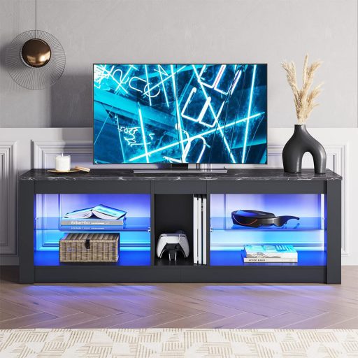  TV stojan s LED dekoratívnym osvetlením
