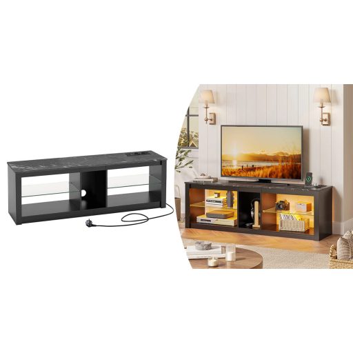  TV stojan s LED dekoratívnym osvetlením