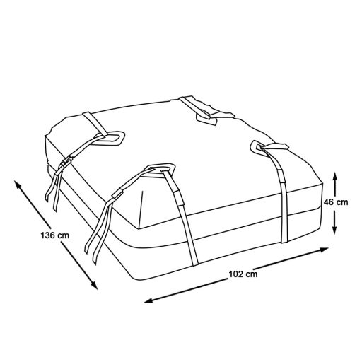  Vodotěsný střešní nosič