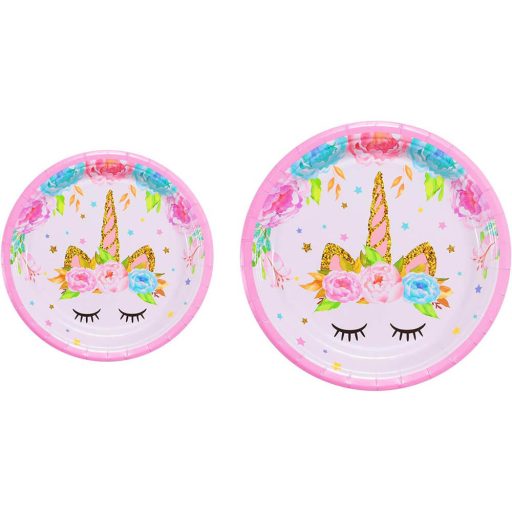 Sada na párty s motivem jednorožce