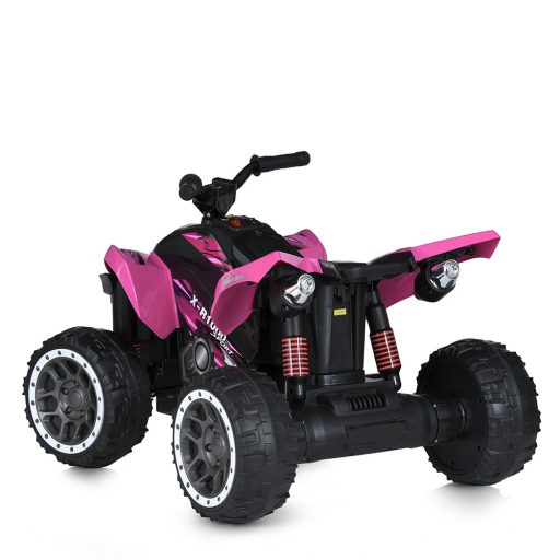 Elektrická čtyřkolka pro děti, 12V, růžová