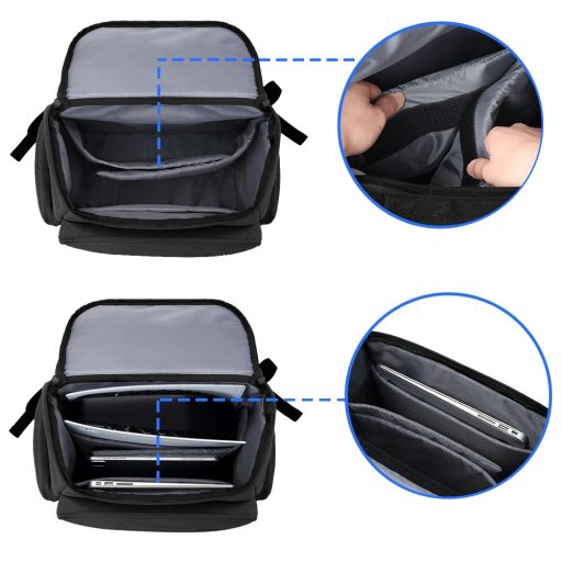 Batoh, černý 43x25x42cm