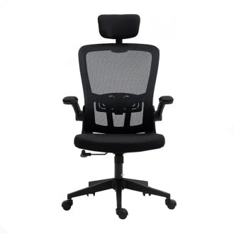   Ergonomická kancelářská židle s bederní opěrkou a opěrkou hlavy, v několika barvách
