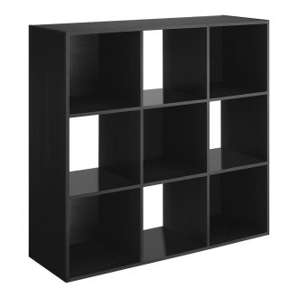 9-čtvercová úložná police se 3 košíky