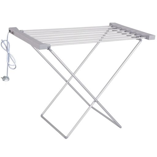 Elektrický sušák na prádlo 120 W, s 8 sušícími tyčemi