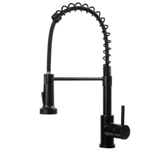   Kuchyňská baterie s flexibilní hadicí a odnímatelnou sprchovou hlavicí, černý