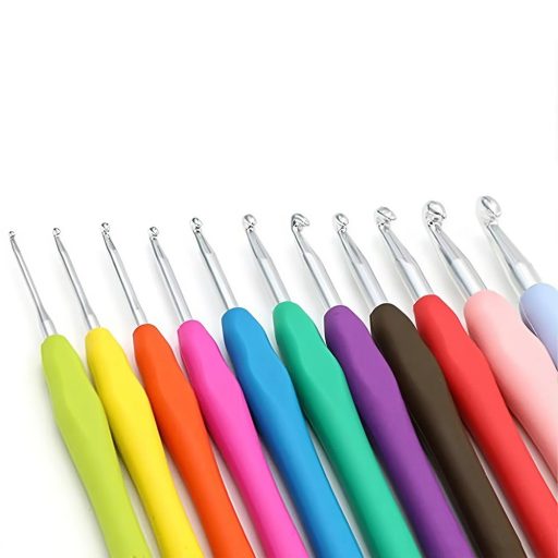 Sada háčků na háčkování s doplňky v pouzdře