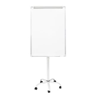   Magnetická plastová flipchart tabule na kolečkách, 70x100 cm