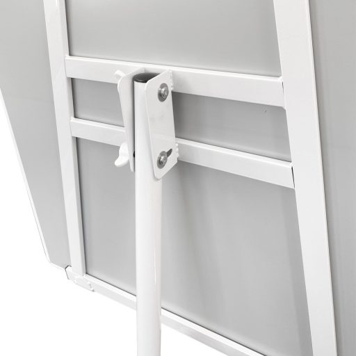 Magnetická skleněná flipchart tabule na kolečkách, 70x100 cm