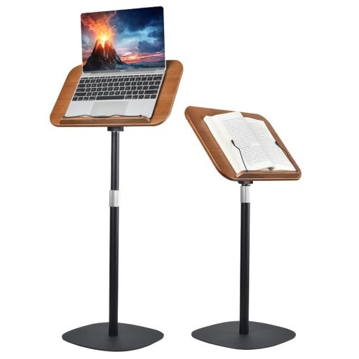 Výškově nastavitelný stojan na knihy, vhodný na řečnický pult