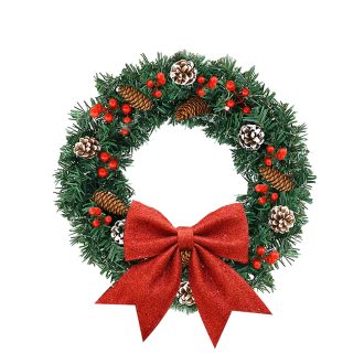 Vánoční ozdoba na dveře 60 cm