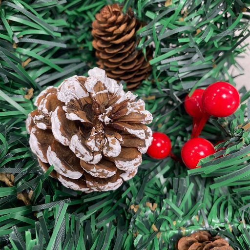 Vánoční ozdoba na dveře 60 cm