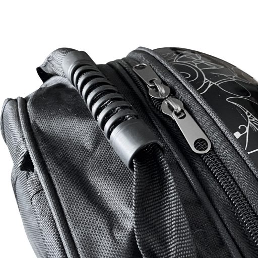 Kisállathordozó hátizsák, fekete macis