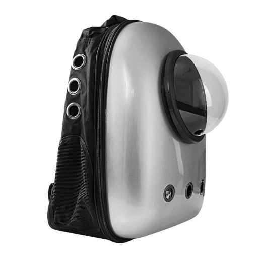 Batoh pro domácí mazlíčky, stříbrný