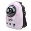 Batoh pro domácí mazlíčky, růžový s kočičím motivem