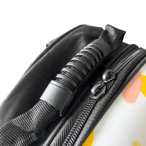 Batoh pro domácí mazlíčky, bílý s motivem listů