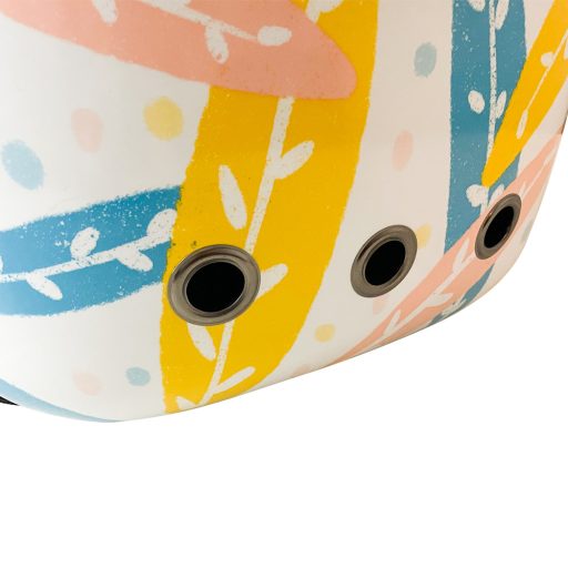 Batoh pro domácí mazlíčky, bílý s motivem listů