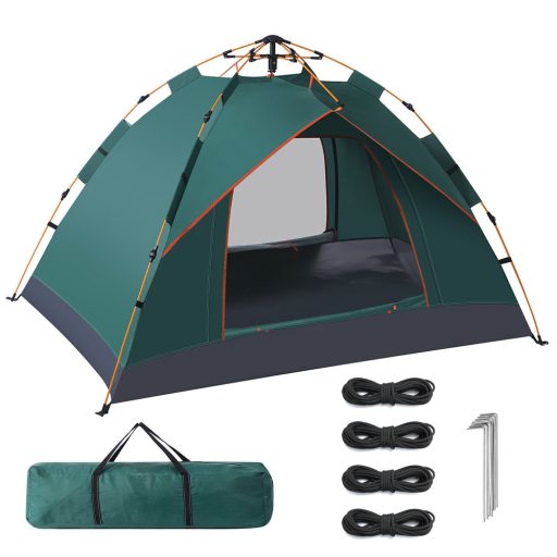 3 osobní stan 2x2x1,35 m, zelený