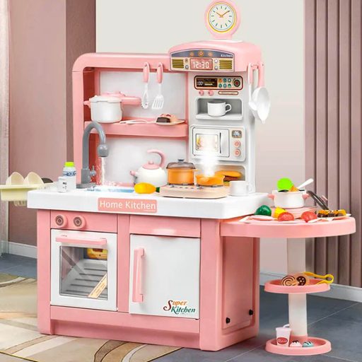 Vysněná dětská kuchyňka, růžová