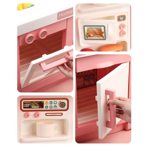 Vysněná dětská kuchyňka, růžová