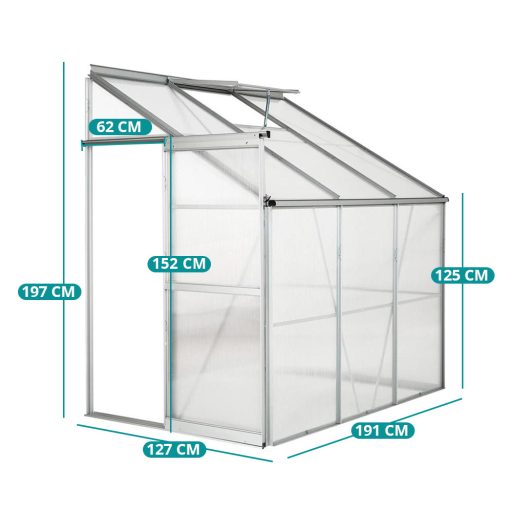 Zahradní skleník, hliníkový