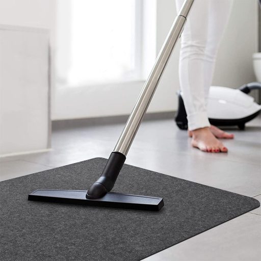 Podložka pod židli na ochranu podlahy, šedá