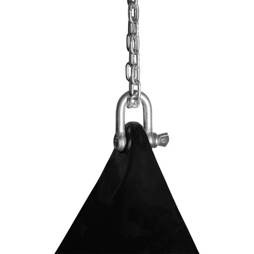 Vodou plnitelný boxovací pytel s řetězem, černý