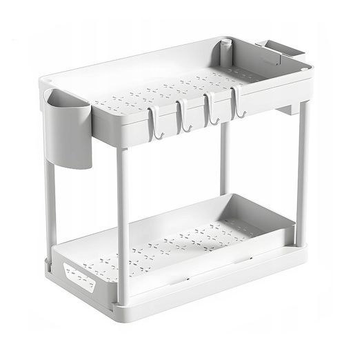 2 ks bílý kuchyňský organizér