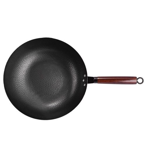 Wok pánev s kuchyňským příslušenstvím