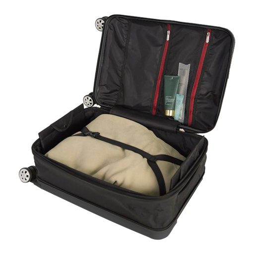 Skládací kufr, tmavě šedý