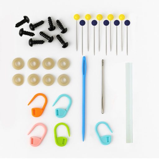 4dílná háčkovací sada se zvířátky pro začátečníky