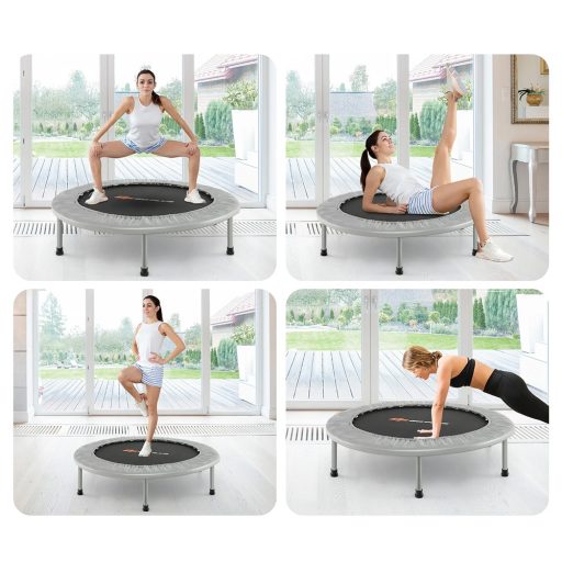 Trampolína 95 cm, šedá