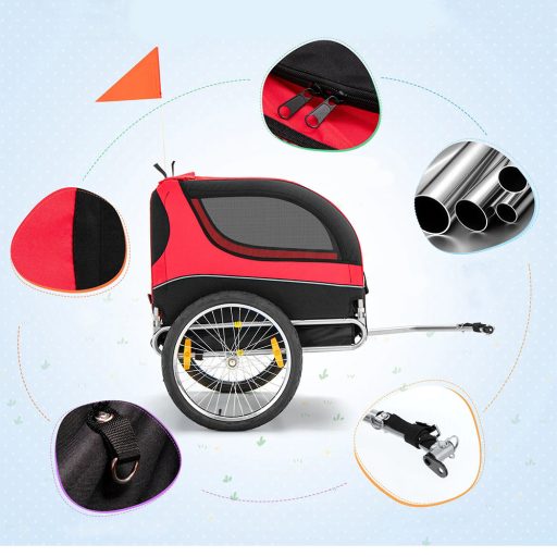 Skládací cyklovozík pro domácí mazlíčky