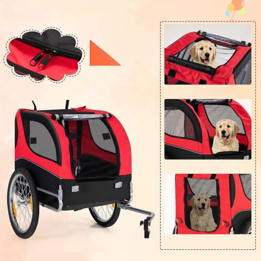 Skládací cyklovozík pro domácí mazlíčky