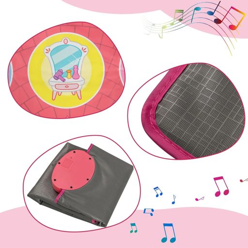 Taneční podložka, růžová