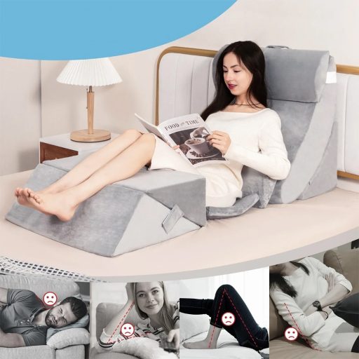 7dílná sada ortopedických klínových polštářů