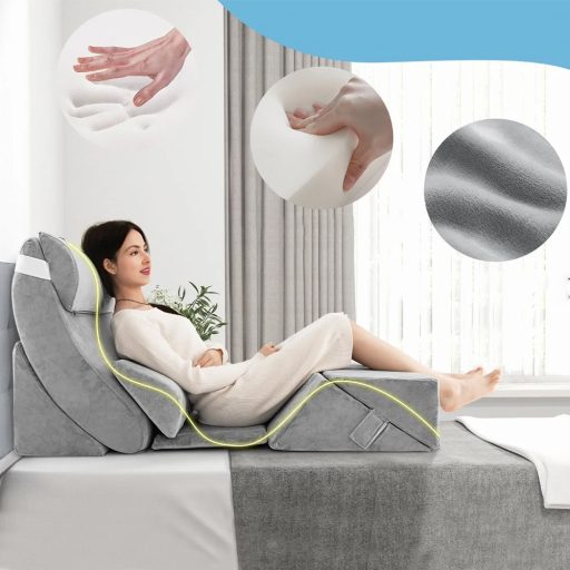 7dílná sada ortopedických klínových polštářů