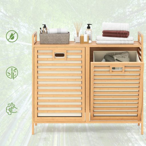 Skříň na prádlo 75 l se 2 vyjímatelnými přihrádkami