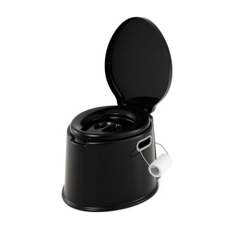 Mobilní toaleta, černá