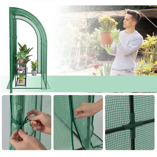 Zahradní skleník 2,1 × 1,9 × 2,1 m