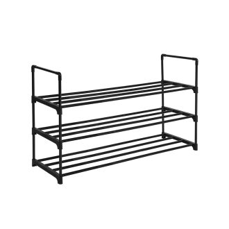 Kovový botník se 3 úrovněmi 92x30x55cm