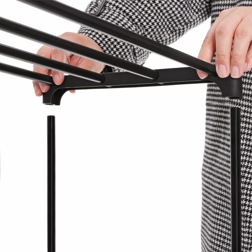 Kovový botník se 3 úrovněmi 92x30x55cm