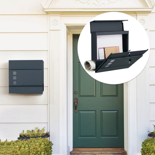 Poštovní schránka s držákem na noviny
