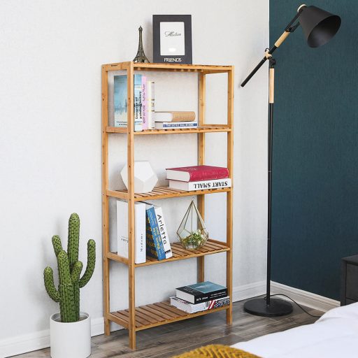 Bambusová úložná police