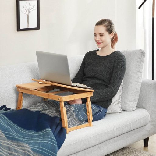 Bambusový stolek na laptop