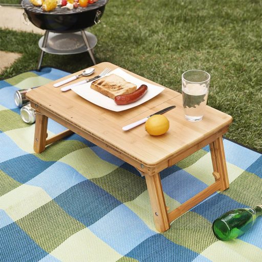 Bambusový stolek na laptop